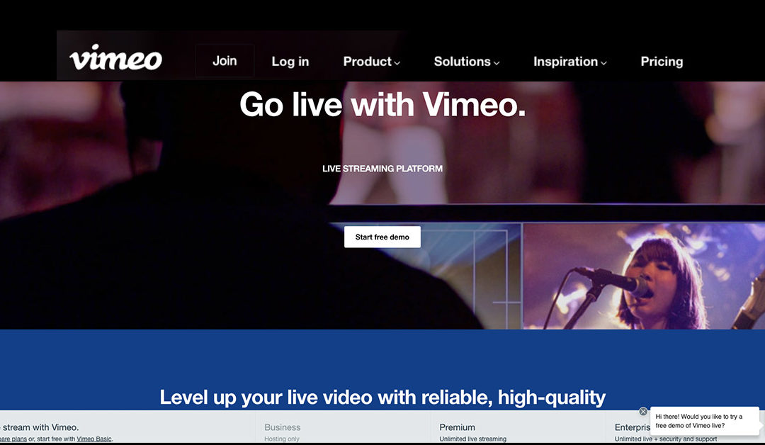 vimeo livestream