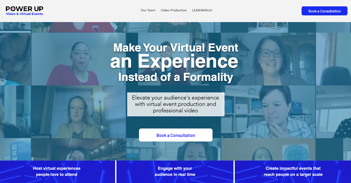 Power Up Video & Virtual Events