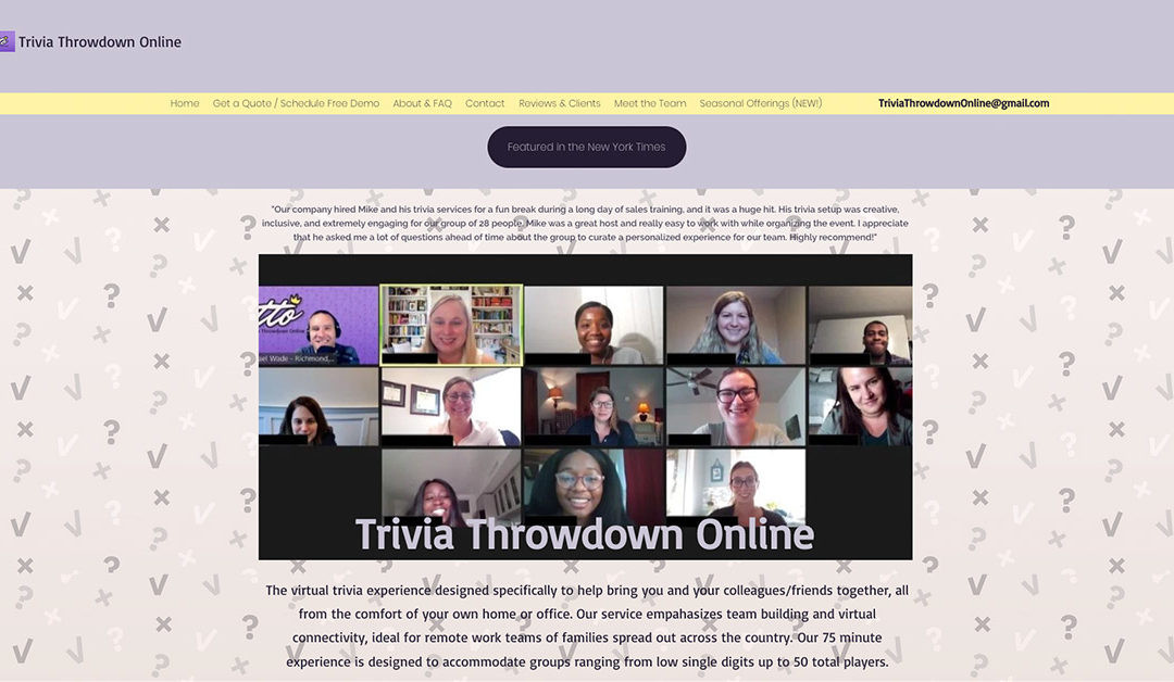 Trivia Throwdown Online