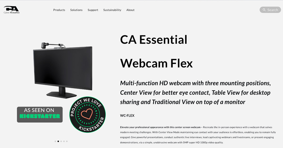 CA Essential Webcam Flex