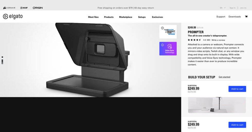 Elgato Prompter - The Virtual Events Group