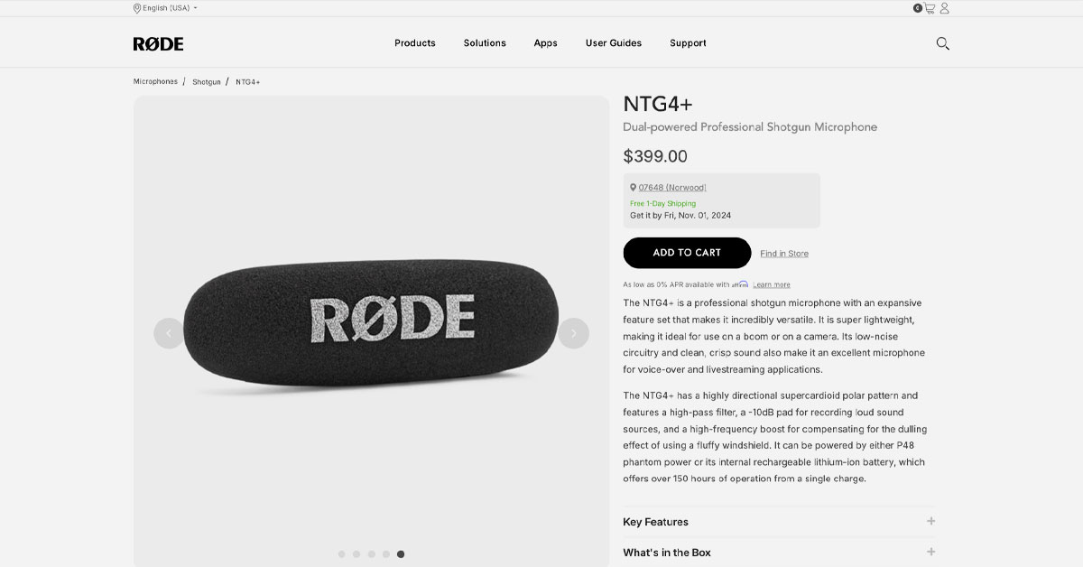 Røde NTG4+